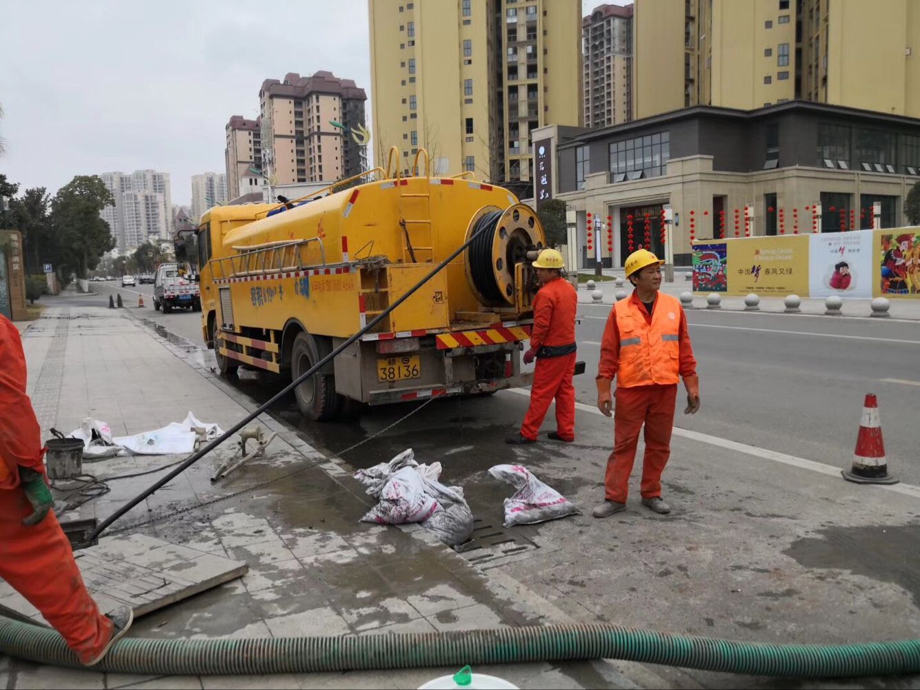 渭源排污管道清淤-管道清洗